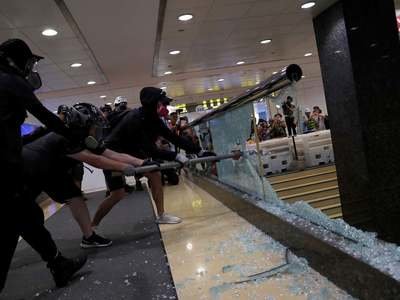 Unrest in Hong Kong as protests turn violent – in pictures