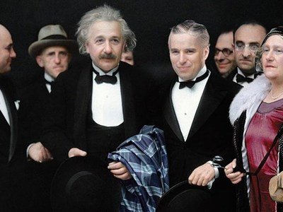 Photographs of Charlie Chaplin in Color