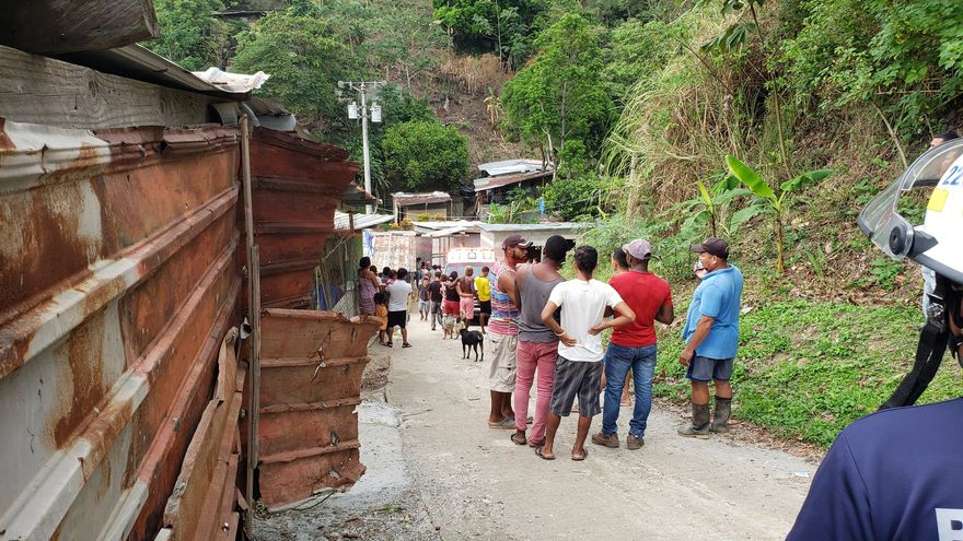 El deslizamiento de tierra ocurrió en el sector de Villa María