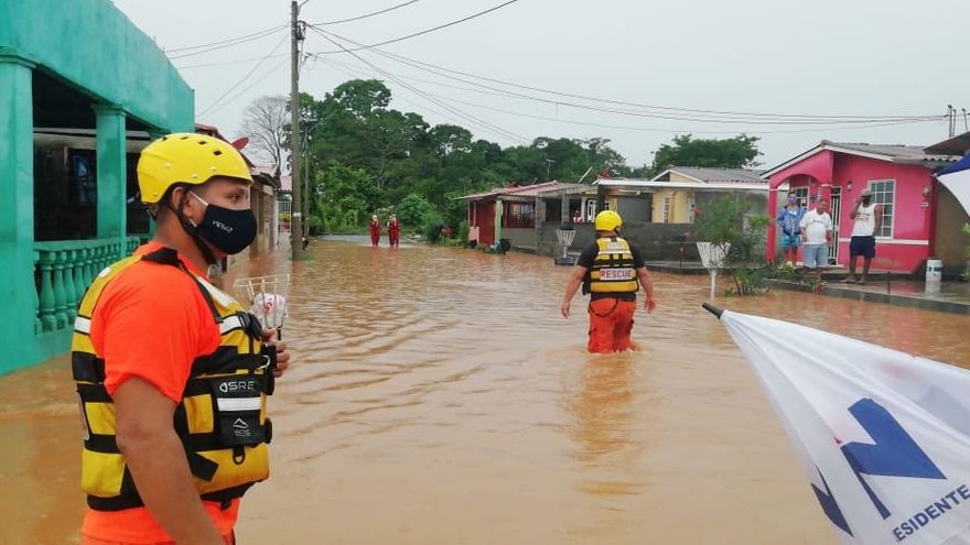 Sinaproc atendió inundaciones este vierne sen Panamá Oeste, producto de las fuertes lluvias