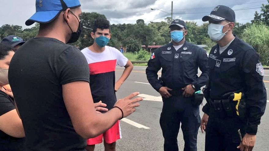 La Policía se acercó a Buena Vista, Colón, a hacer las investigaciones por este supuesto maltrato animal