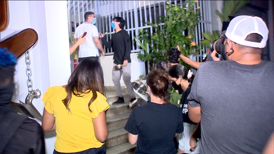 La reunión de funcionarios tuvo lugar en el restaurante La Fragata, ubicado en Obrarrio