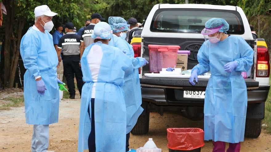 Personal de salud de Panamá durante jornada de trazabillidad