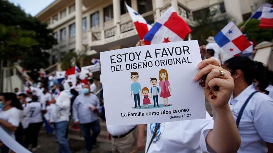 Protesta de este miércoles en la Corte Suprema de Justicia.