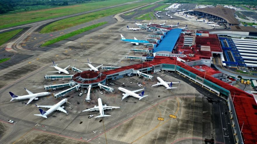 Vista del Aeropuerto Internacional de Tocumen.