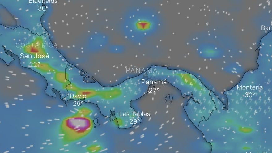 Se prevén fuertes lluvias en diferentes sectores del país