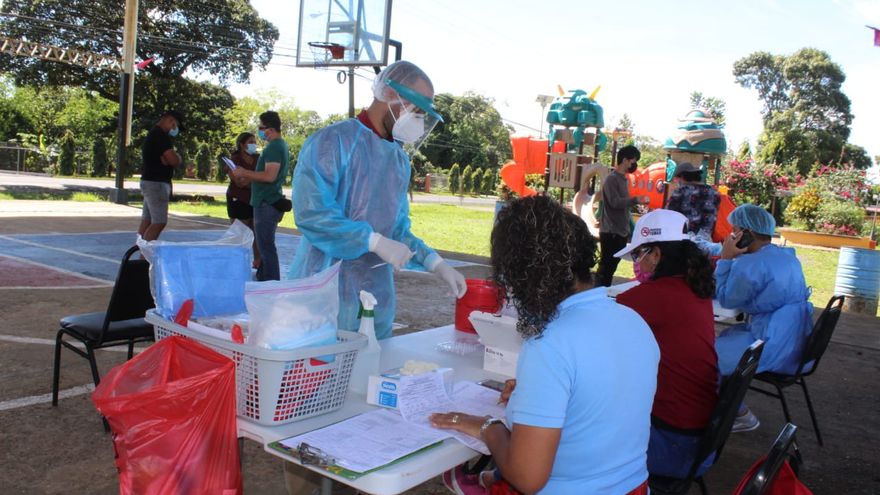 Personal de salud de Panamá durante jornada de trazabillidad