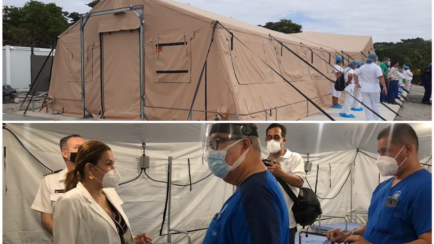 El hospital de campaña recibirá desde hoy pacientes de Panamá Oeste