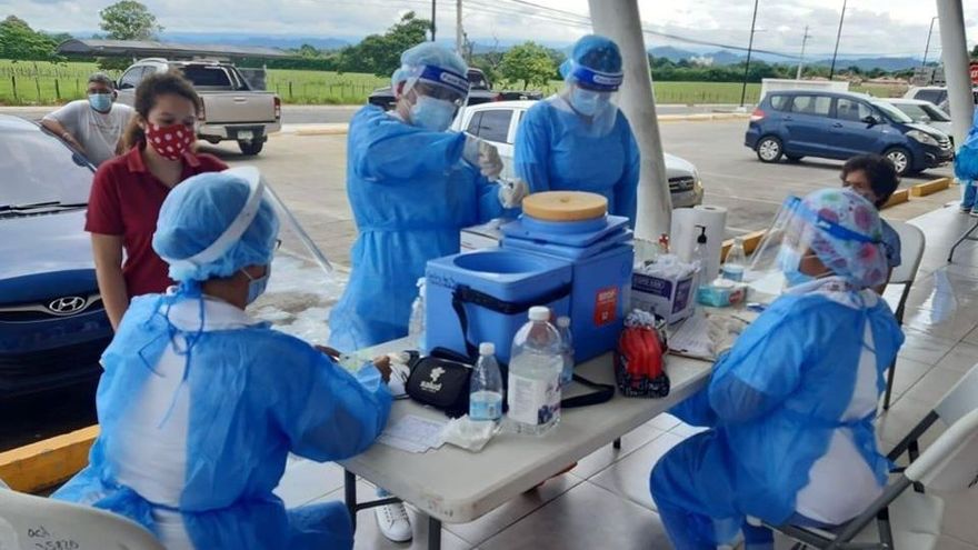 Personal de salud de Panamá durante jornada de trazabillidad