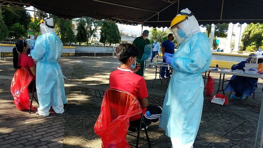 Personal de salud de Panamá durante jornada de trazabillidad