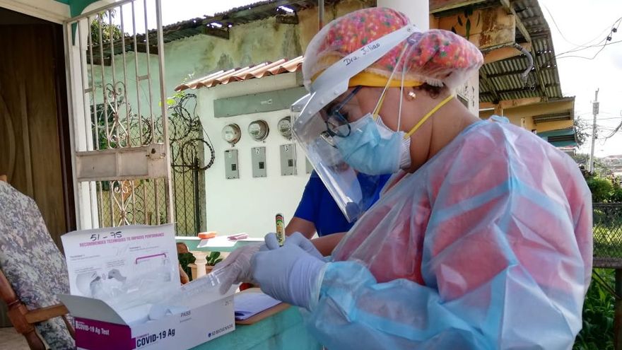 Personal de salud de Panamá durante jornada de trazabillidad