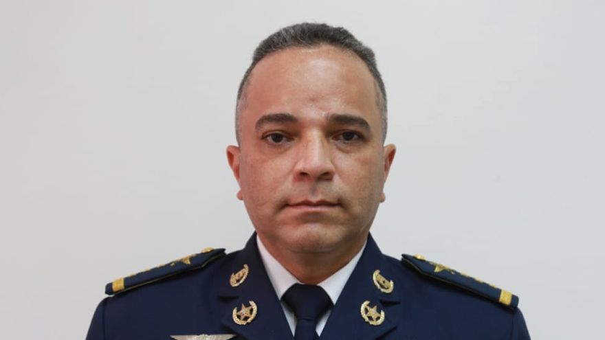 El comisionado aviador Jeremías Guillermo Urieta Quintero