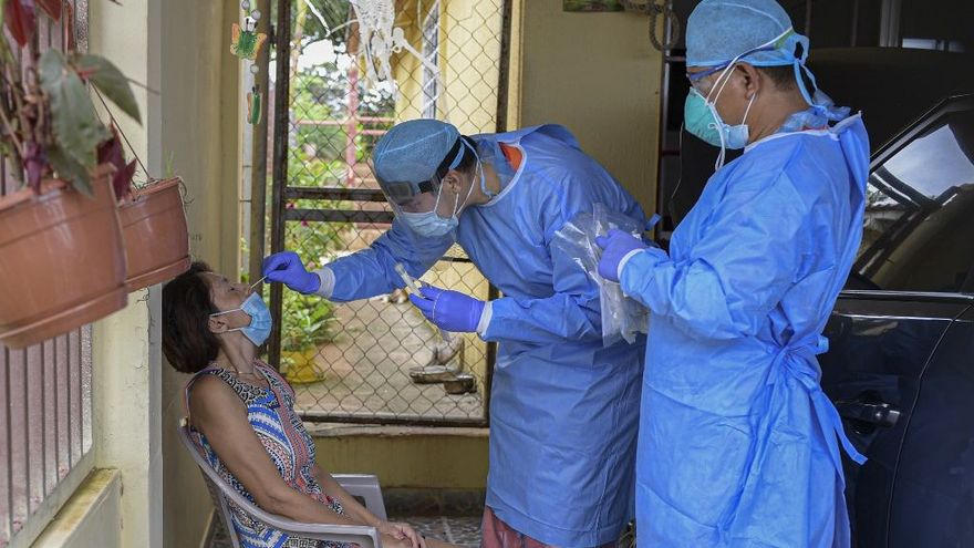 Personal de salud de Panamá durante jornada de trazabillidad