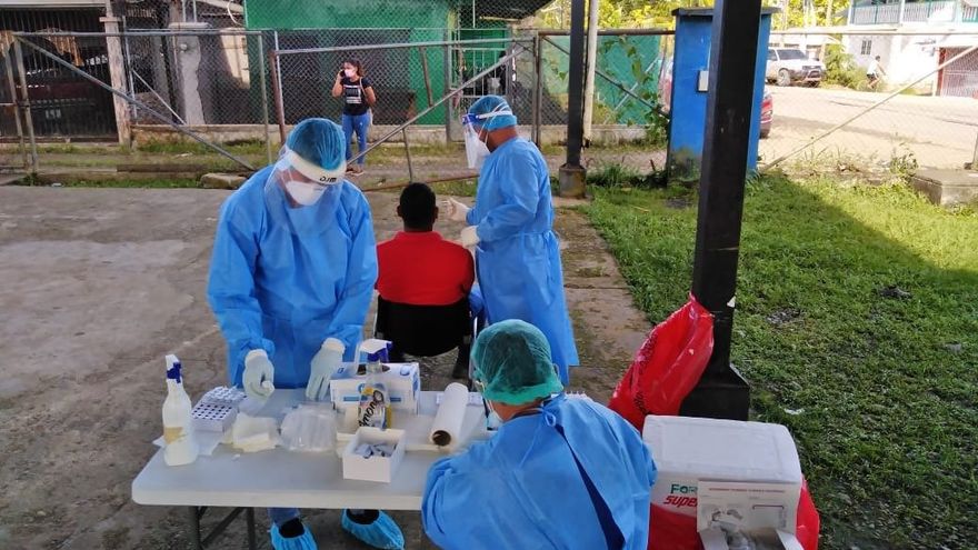 El personal de salud continúa realizando la mayor cantidad de pruebas a nivel nacional