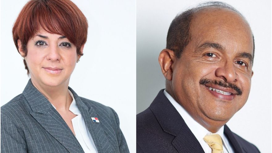 Mayra Inés Silvera, nueva directora de Senniaf y Francisco Vigil, director de Autoridad Nacional de Descentralización
