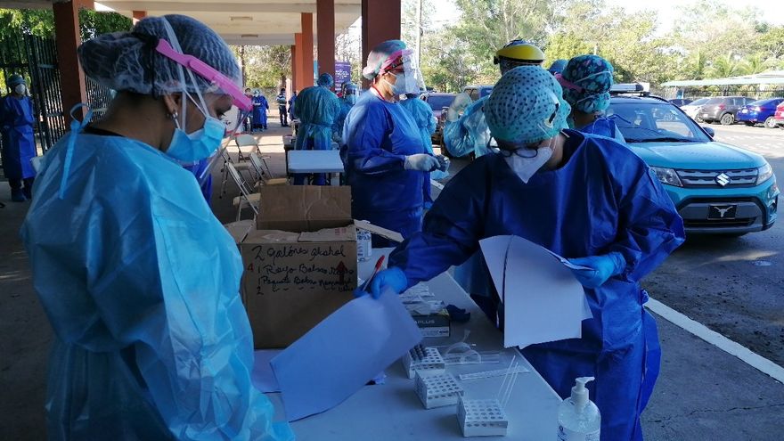 Barrido de hisopado en las inmediaciones de la Universidad Tecnológica de Chiriquí
