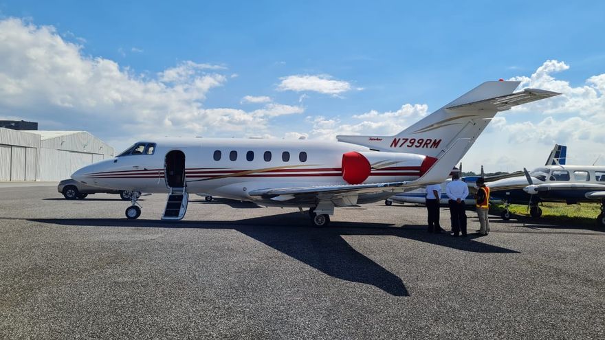 El jet privado del expresidente Martinelli se mantendrá secuestrado en el interior del aeropuerto internacional La Aurora en Guatemala