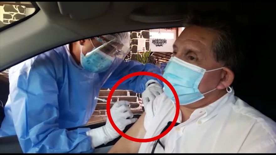 Se conoció que ocurrió en el centro de vacunación contra COVID-19 habilitado en el Parque Omar.