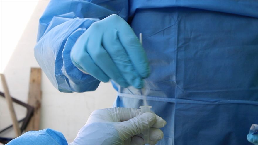 Personal de trazabilidad del Ministerio de Salud en la lucha contra el COVID-19 en Panamá.