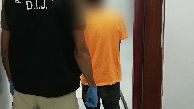 La aprehensión de un hombre de 23 años de edad se dio en Pacora