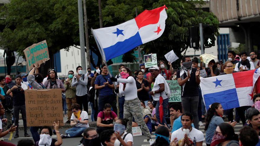 Protestas contra reformas constitucionales en Panamá