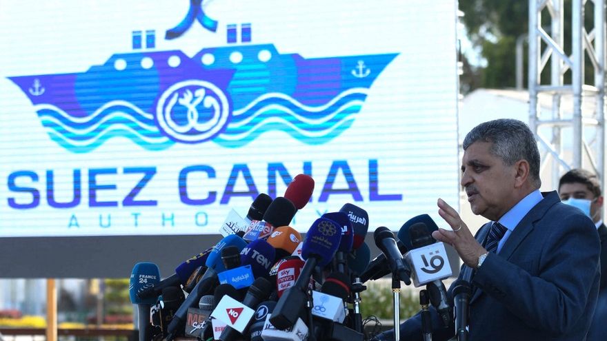 Osama Rabie, responsable de la Autoridad egipcia del Canal de Suez (SCA)