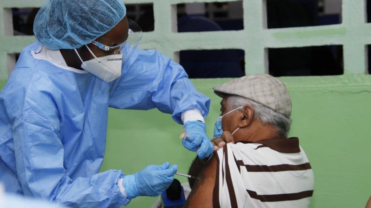 18,500 people were vaccinated against covid-19 on Monday in San Miguelito