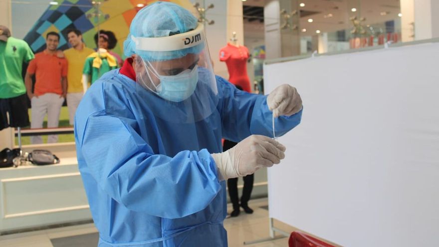 Jornada de pruebas de hisopado nasofaríngeos preventivas, para detectar posibles casos de COVID-19 asintomáticos en Panamá