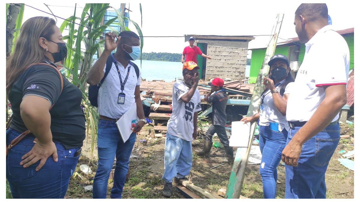 Bad weather in Bocas del Toro leaves 14 homes affected