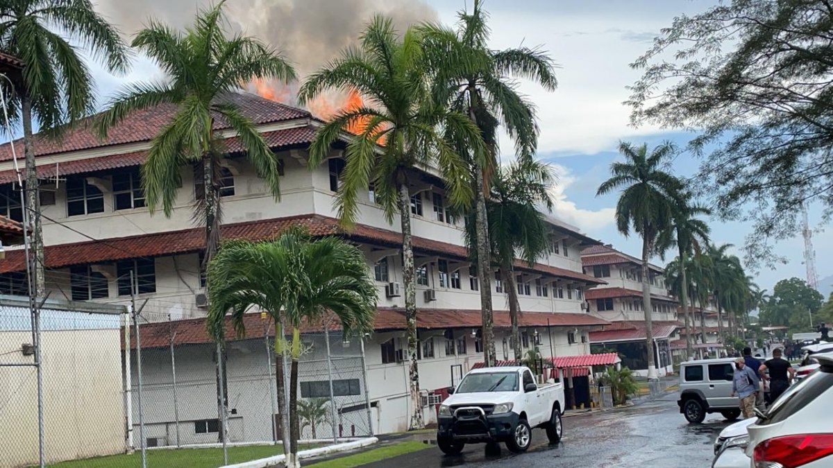 Firefighters get fire in an SPI building under control in Corozal