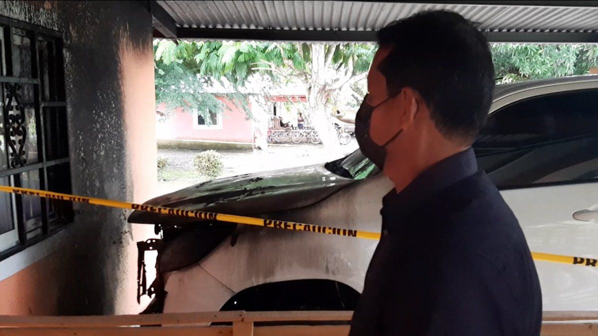 A car of a representative shot at and set on fire in Chiriquí, MP investigates