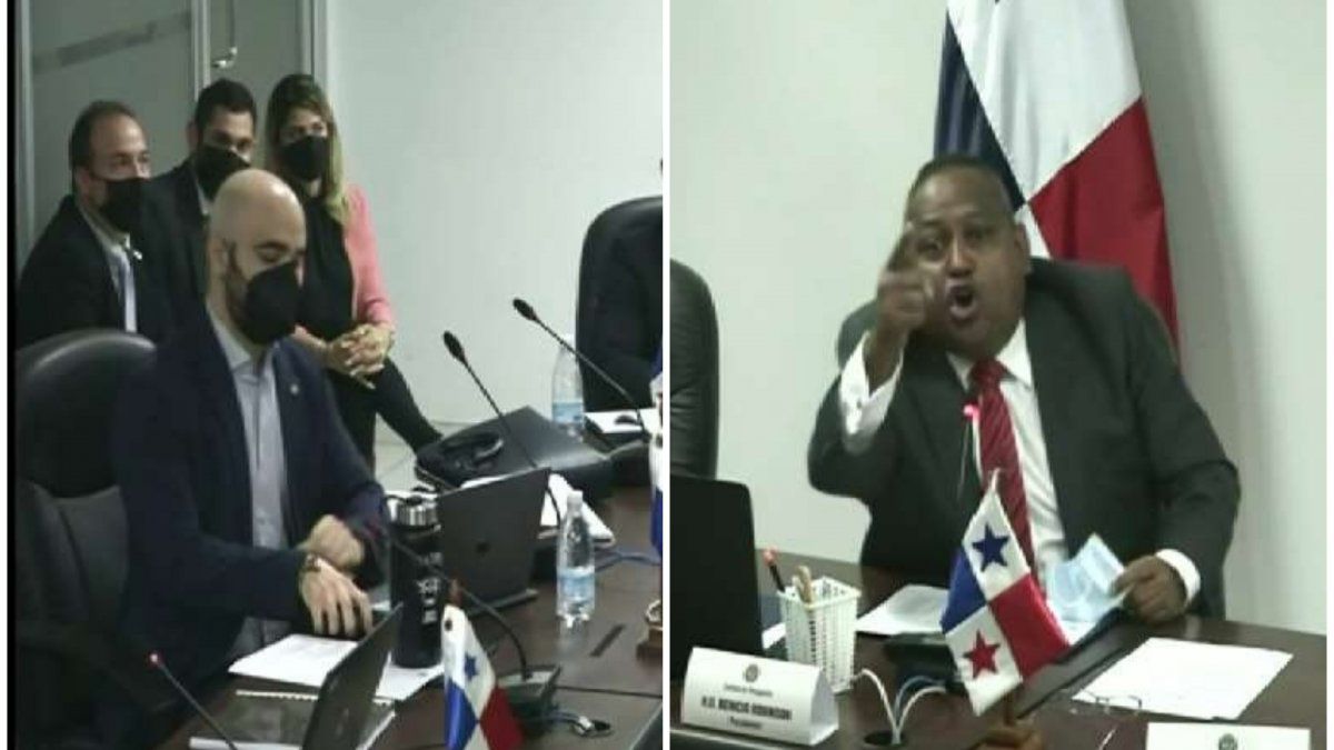 Heated spirits in the Budget Committee between deputies Pineda and Broce
