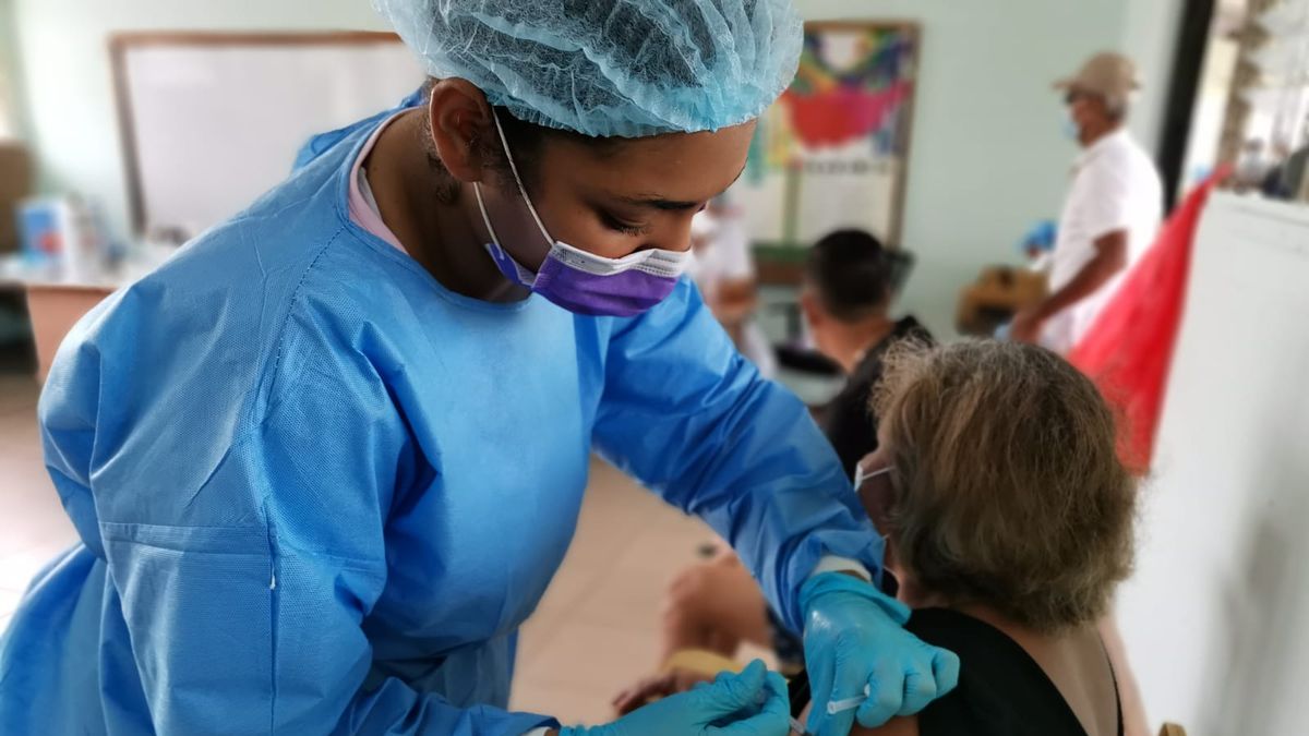 Panama has about 49.7% of the population vaccinated with the second dose
