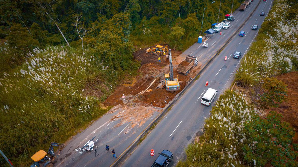 MOP expects to complete work on the Pan-American highway on Friday