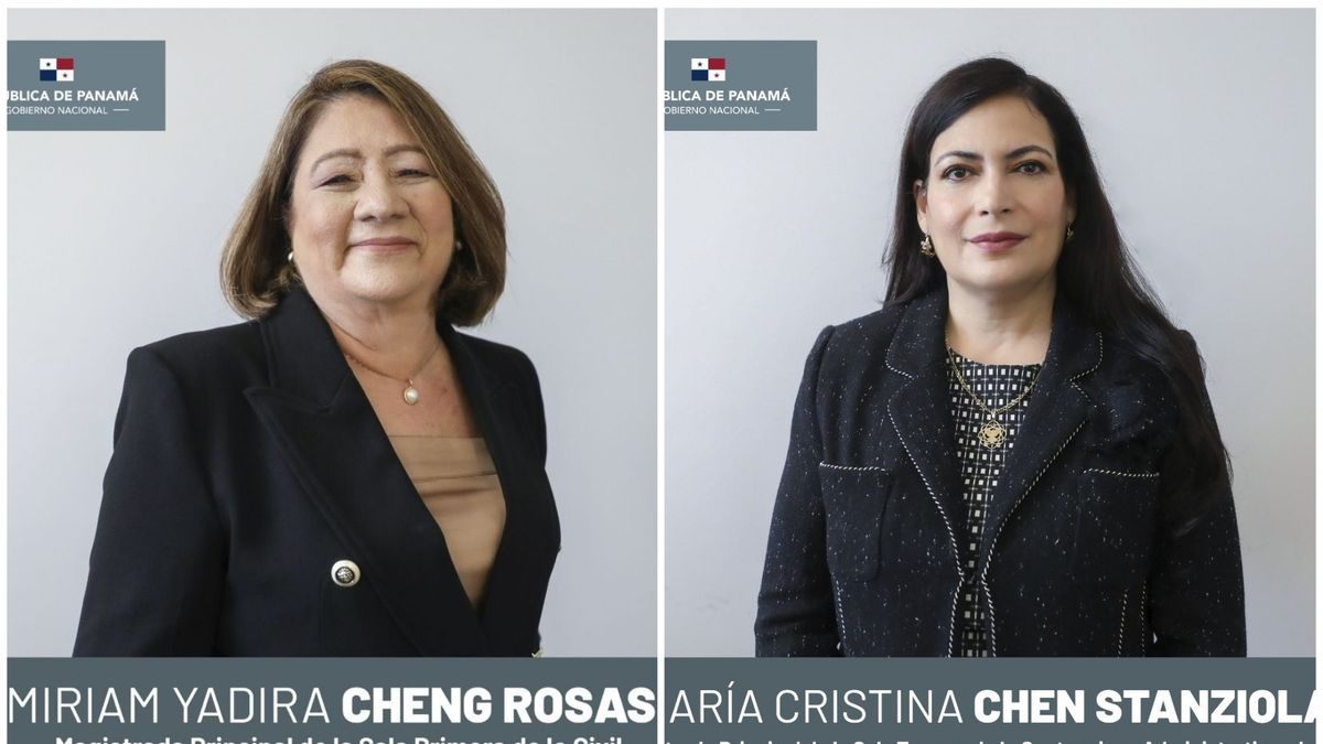 President Cortizo appoints Miriam Cheng and María Cristina Chen as judges of the CSJ