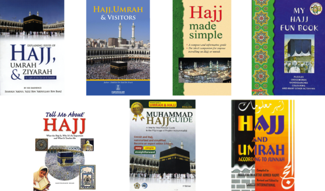 Seven English Books Compiled to Explain Hajj and Umrah Rituals