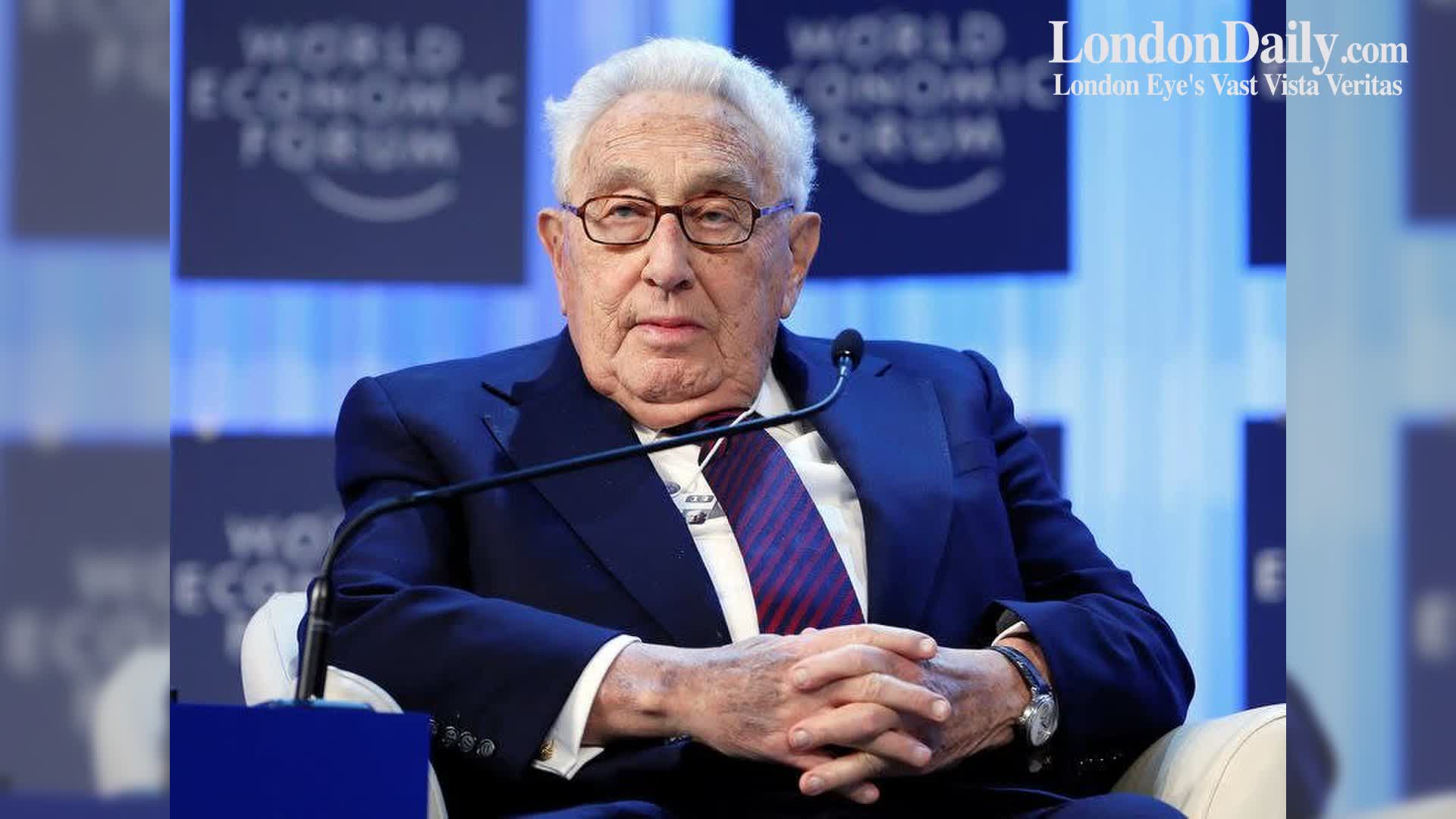 Henry Kissinger, the influential American diplomat, Nobel Peace Prize ...