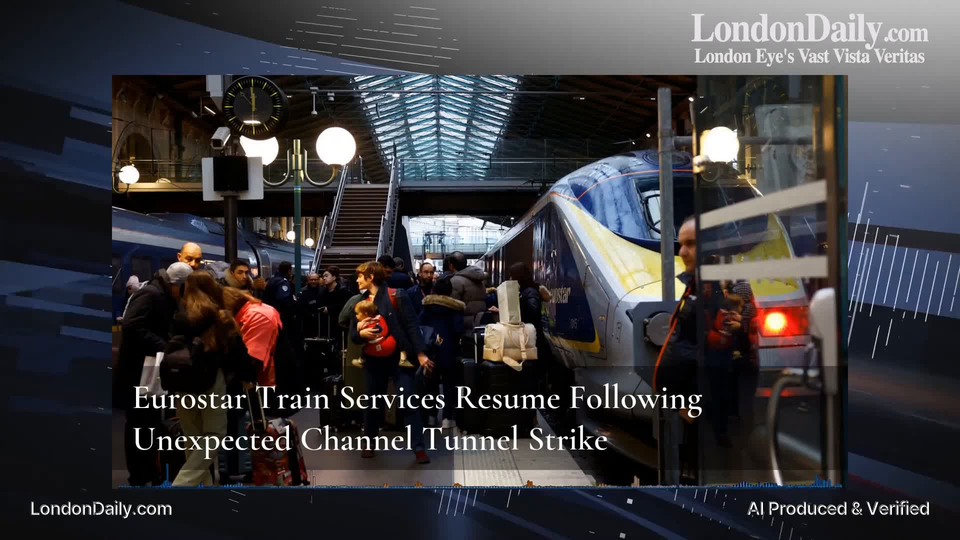 Eurostar Train Services Resume Following Unexpected Channel Tunnel ...