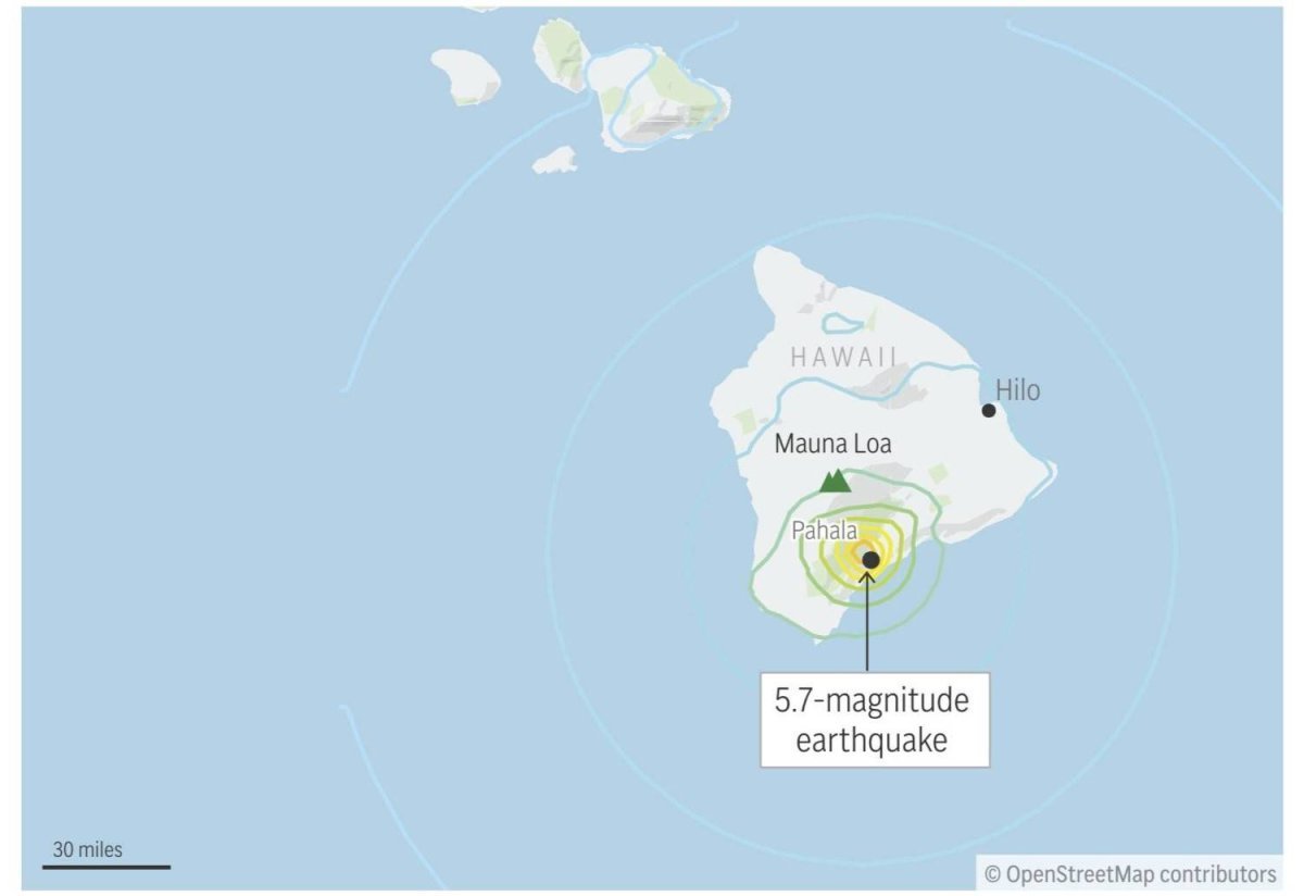 Largest earthquake hawaii
