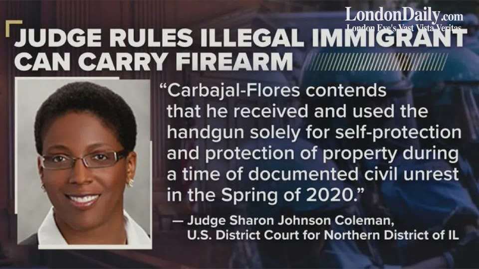 Illinois judge rules illegal migrants can carry guns - London Daily