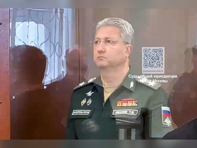 Russian Deputy Defense Minister Timur Ivanov Charged with Bribery, Facing Up to 15 Years in Prison