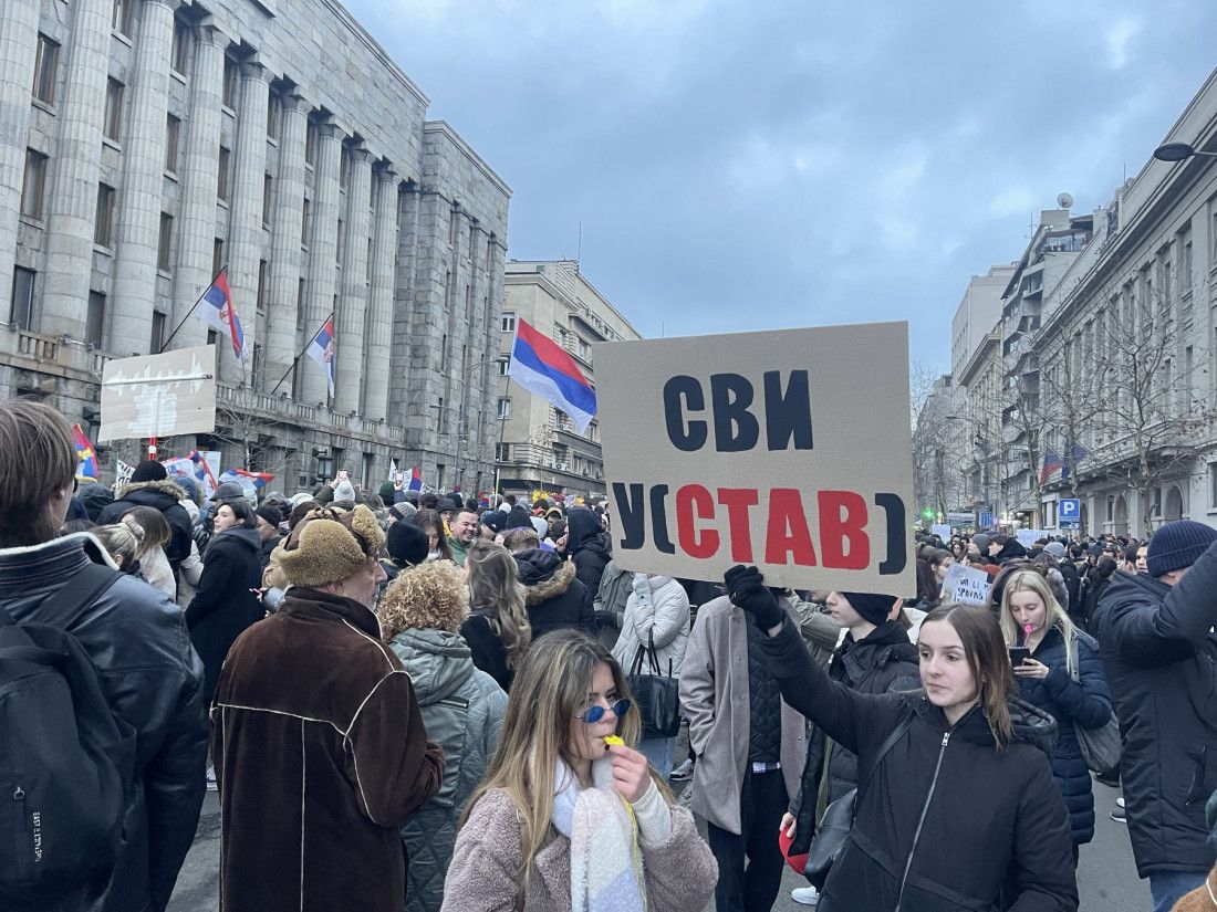 Srpski studenti optužuju vladu za kršenje šest ustavnih odredbi
