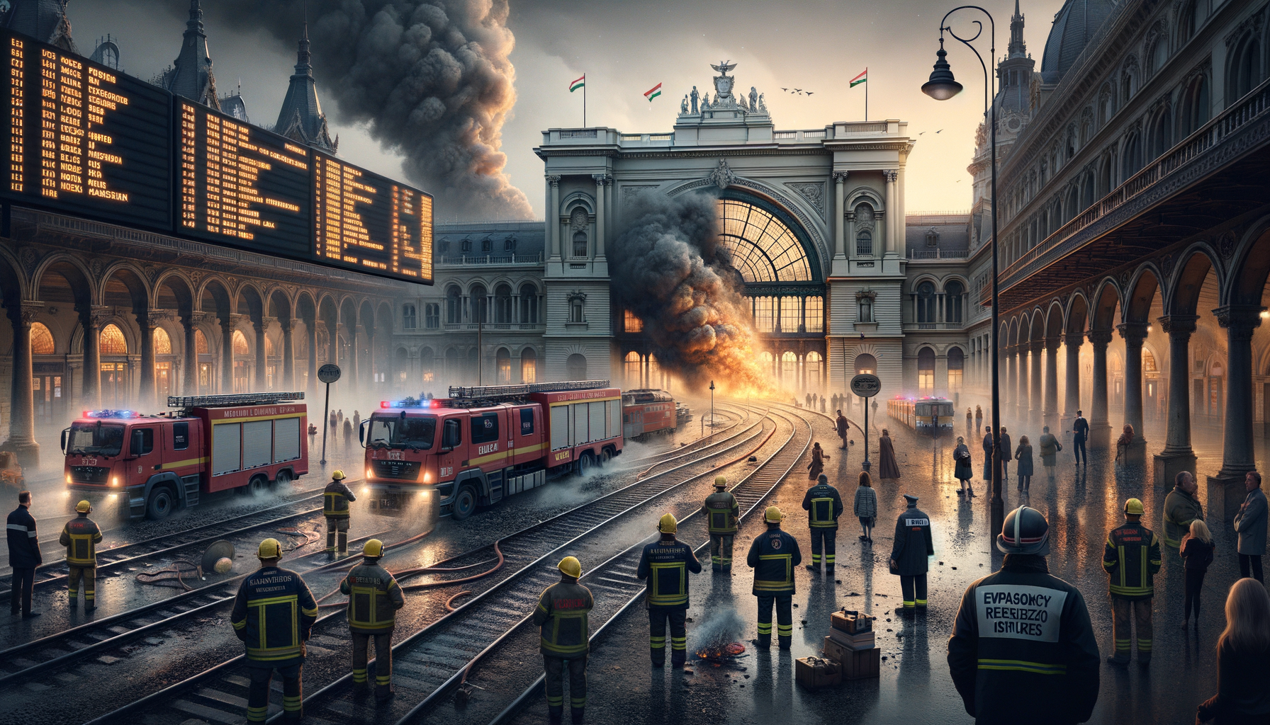 Fire at Budapest's Keleti Railway Station Disrupts Services