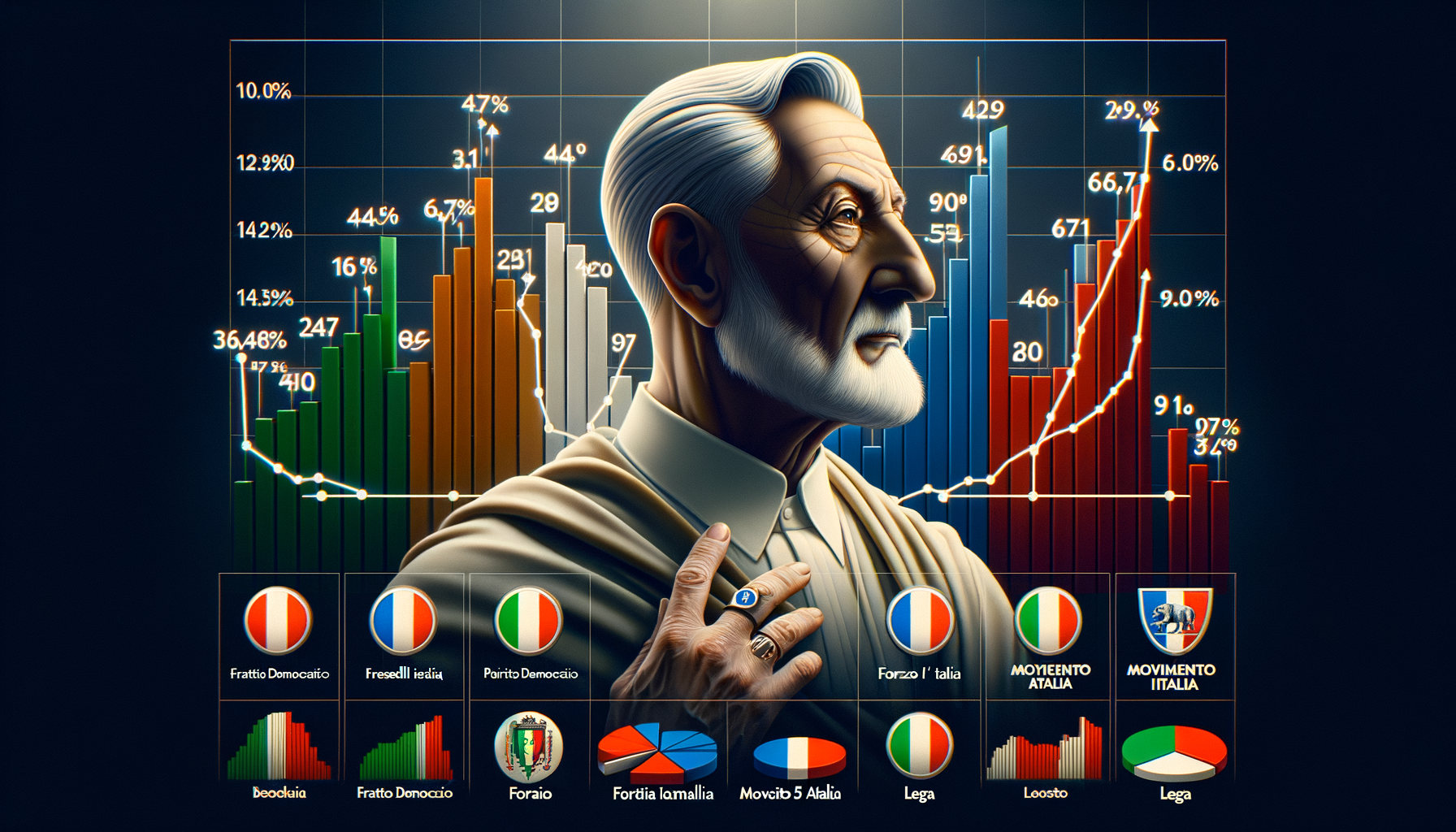 Italian Political Parties and Leaders: Recent Poll Results
