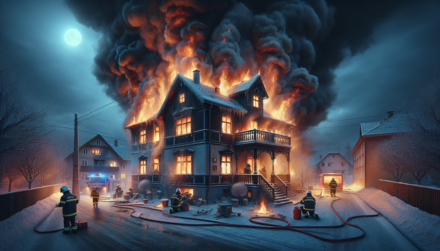 Fatal Fire Claims Life of Elderly Woman in Sárvár, Hungary