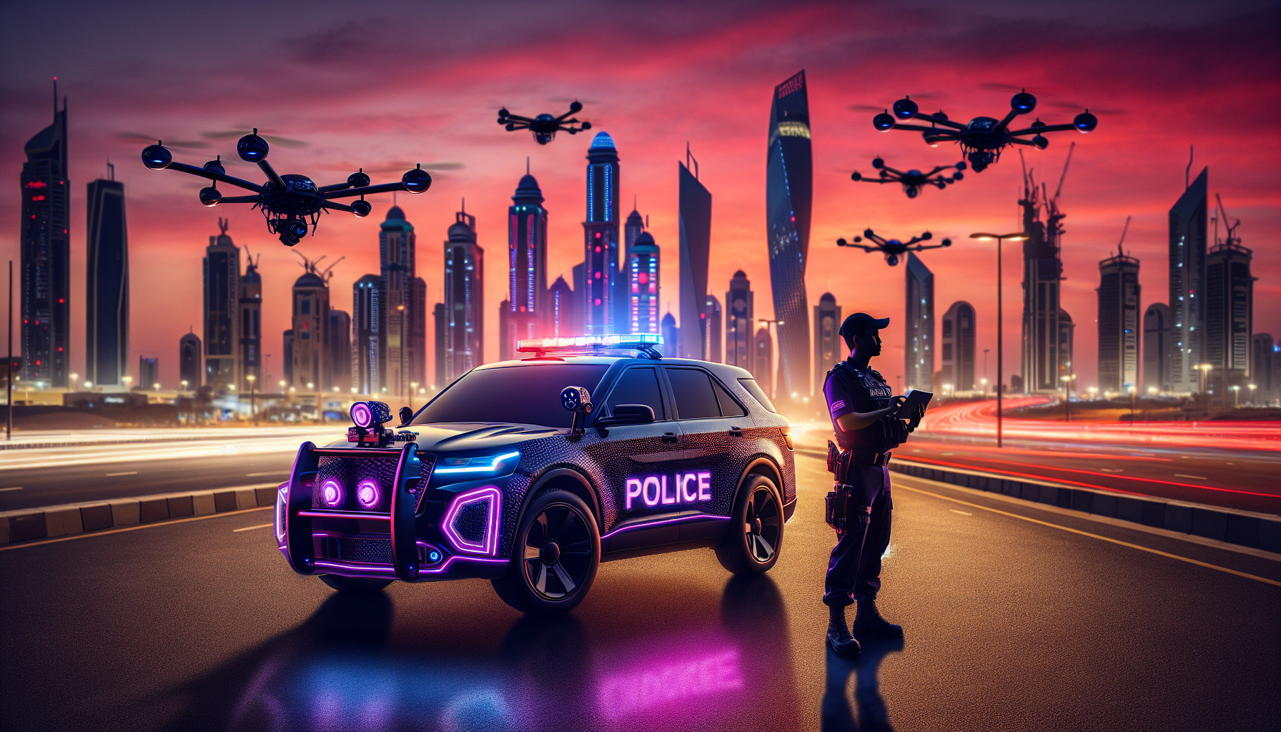 Sharjah Police Deploys AI-Powered Patrol Cars for Enhanced Public Safety