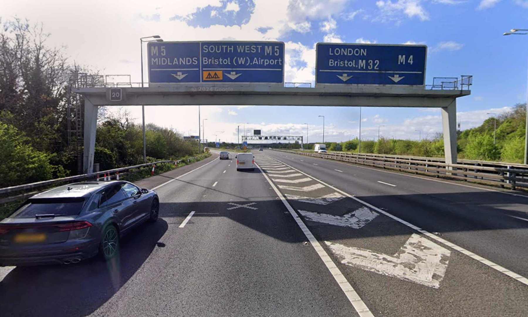 Police Close Sections of M4 Motorway Near Bristol After Human Remains ...