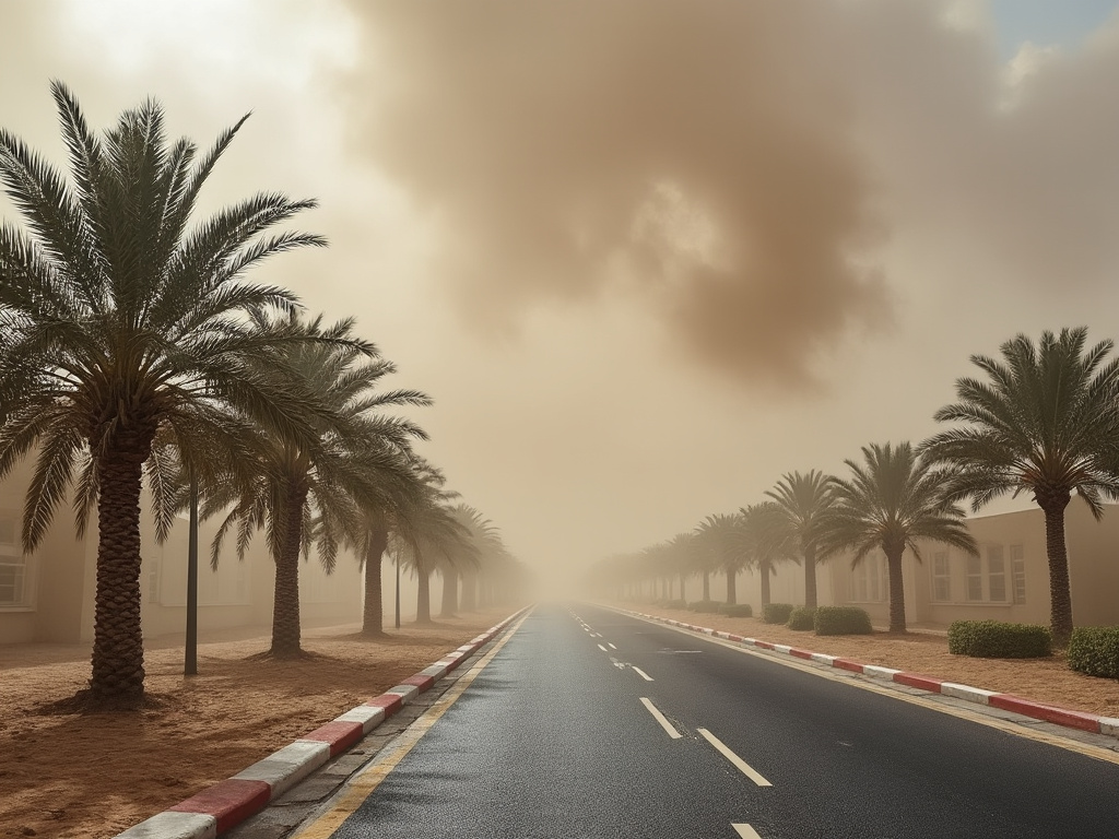 Severe Weather Alerts Issued in the UAE Amid Dust Storms and Rainfall