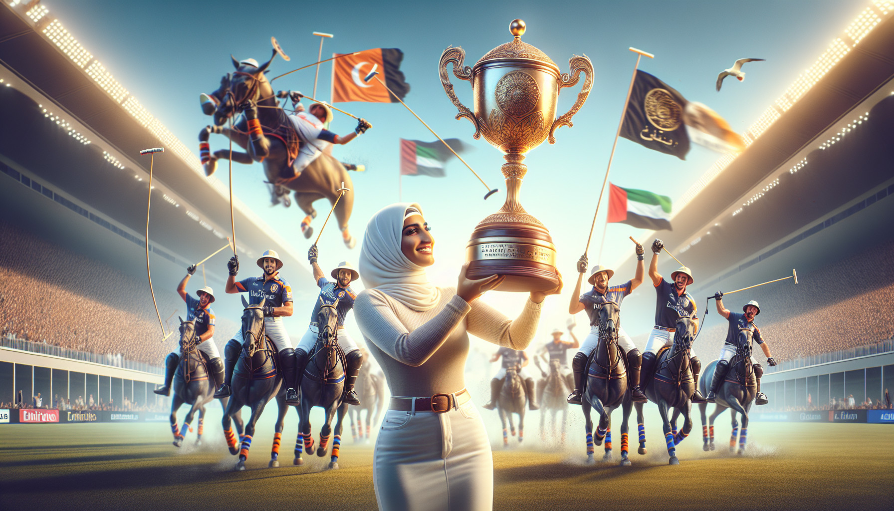 فريق الإمارات يفوز بكأس دبي الذهبي للبولو 2025