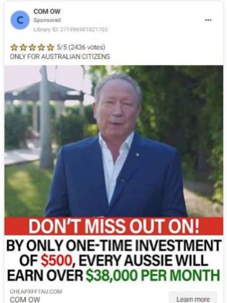 Billionaire Andrew Forrest Challenges Meta Over Scam Ads
